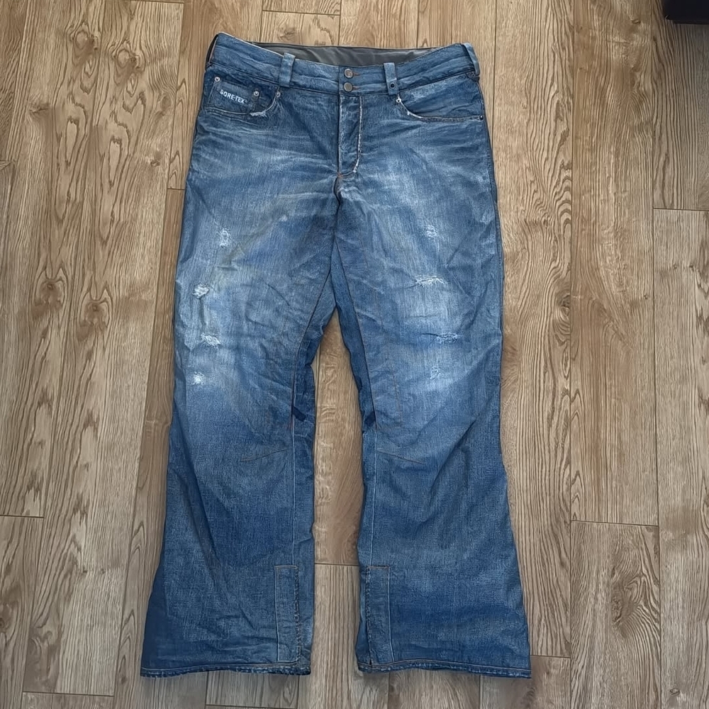 Burton Gore Tex Snowboard Pants Large (Men) Jean Style